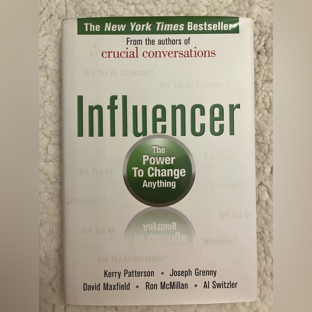 “ Influencer “ The Power to Change Anything BOOK